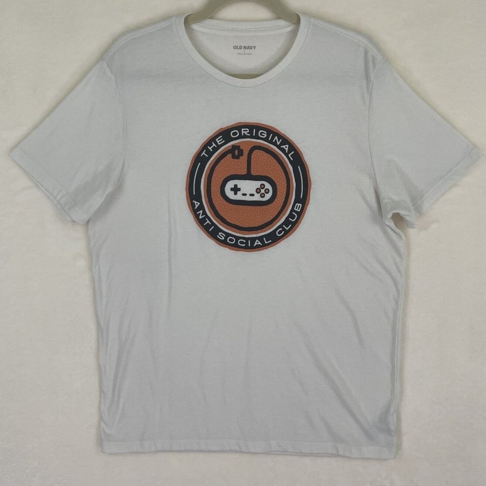 Old Navy The Original Anti Social Club Graphic Print T Shirt Men’s Size Large